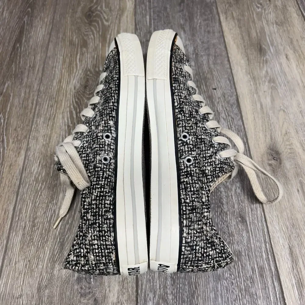 Converse Knit 1V567 All Star Low Top Gray Sneaker Shoes Unisex Size M 9 / W 11